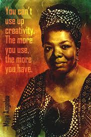 Maya Angelou Quote You Can T Use Up Creativity Poster Maya Angelou Quotes Black History Month Quotes Maya Angelou