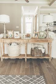 The Perfect Foyer Table From World Market Styled By Louisiana Blogger Jenn Of Haute Off The Rack Counter Bi Sofa Table Decor Farmhouse Sofa Table Couch Decor