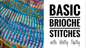 Pattern following will become so much easier for you, allowing you to create so many more. Knitty Natty Tutorials Basic Brioche Stitches Brk Yfsl1yo Brp Sl1yo Youtube