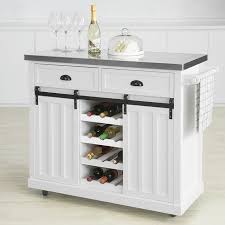 Stainless steel is a strong and durable material that's easy to keep clean. Sobuy Kitchen Storage Trolley Kitchen Island With Stainless Steel Top Fkw94 W Uk 279 95 Picclick Uk