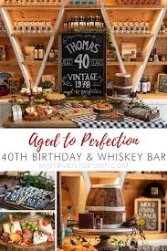 50th birthday party ideas for men. Aged To Perfection 40th Birthday Party Mint Event Design