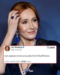 J.K. Rowling reacted to Iran in a post