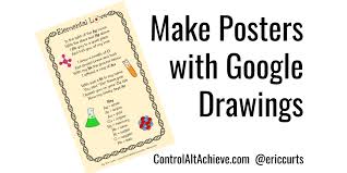 How to use the new snap, move, and scale tools! Control Alt Achieve Making Posters With Google Drawings