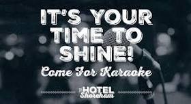 Karaoke on the Patio!
