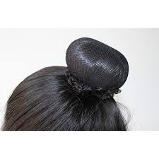 A spring clip is attached to an elasticized fabric scrunchie. 12pc Standard Hairnet Bun Shopee Philippines