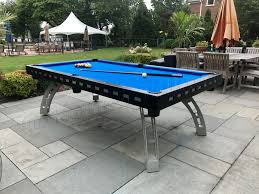 Unique Design Outdoor Pool Table 100 Waterproof Modern Style Billiards Table All Aluminum Stainless Steel Outdoor Pool Table Pool Table Pool Table Covers