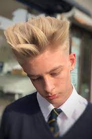 Promhairstyleshalfuphalfdown Mens Hairstyles Cool Hairstyles Teenage Haircuts