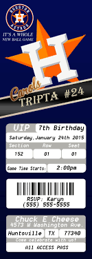 Mlb Houston Astros Birthday Invitations Houston Astros Birthday Party Bear Birthday Bear Birthday Party