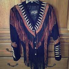 Amazing Fringe Jacket By Leather Gallery Wow Fringe Jacket Clothes Design Jackets