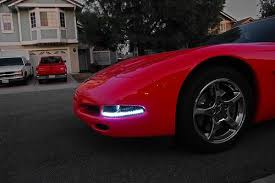 C5 Corvette Led Switchback Running Lights 013 Corvette Led Driving Lights Little Red Corvette