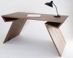 For a more impressive statement piece in your modern office, an executive desk highlights your design style with a larger functional footprint. Pin By Bekah Roy On Furniture Design Love Desk Design Geometric Furniture Office Desk Designs