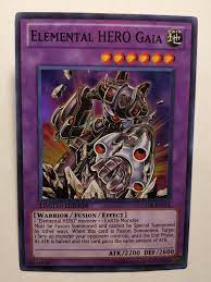 Elemental HERO Gaia Super Rare CT08-EN011 Limited Edition NM Yugioh | eBay