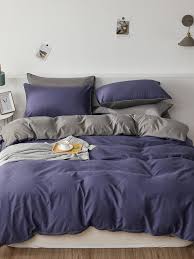 King bed duvet cover set. 2 3pcs Purple Ab Sided Plain Color Comfy Bedding Duvet Cover Set Pillowcase Adults Bed Duvet Set Twin King Accuweather Shop