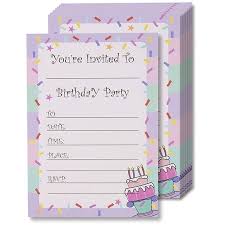 A party is the perfect way to express your friendship or affection for the honoree. Invitation Cards 24 Pack Birthday Party Invitation Cards Fill In Invitations With Envelopes Confetti Designs 5 X 7 Inches Walmart Canada