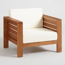Wood Formentera Outdoor Patio Occasional Chair By World Market Patio Chairs Diy Wood Patio Chairs Outdoor Patio Chairs