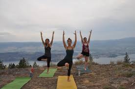 All of our yoga studios actually face a. Heli Yoga Picture Of Elevate Heli Yoga Kelowna Tripadvisor