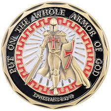 Armor Of God Challenge Coin In 2020 Armor Of God Challenge Coins Armor