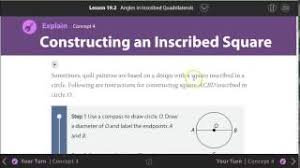 A quadrilateral is a 2d shape with four sides. 19 2 Angles In Inscribed Quadrilaterals Youtube