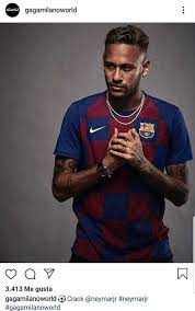 Débarqué au fc barcelone à l'été 2013, neymar a vécu une année d'adaptation. Une Photo De Neymar Avec Le Maillot Du Barca A Filtre