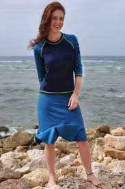 Long Water Skirt Bottoms Modest Hydrochic Modest Swimwear Long Swim Skirt Modest Outfits