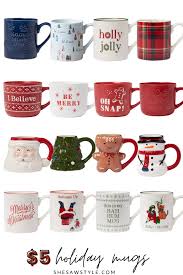 5 Holiday Mugs From Target She Saw Style Cheap Christmas Gifts Gifts In A Mug Target Holiday