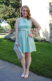 You can choose the same colored shoes, or you can go for a bolder variant and choose contrast shoes too. Picture Of With Light Blue Dress Clutch And Metallic Shoes