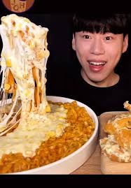 Cheesy Corn Buldak Noodles