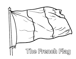 Includes images of baby animals, flowers, rain showers, and more. Printable French Flag Coloring Page