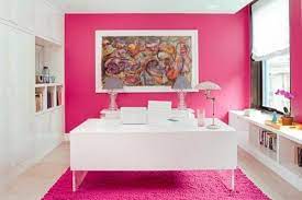 Adding Pops Of Pink To Your Workspace Home Office Design Home Pink Office