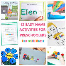 12 Hands On Name Activities For Preschooolers Fun With Mama