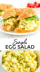 Best Egg Salad Recipe For Sandwiches Food Folks And Fun Recipe Best Egg Salad Recipe Egg Salad Recipe Easy Egg Salad Recipe