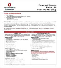 employee record templates 26 free word pdf documents