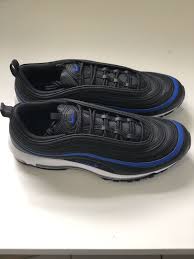 Nike Air Max 97 Mens Black And Blue New Nike Air Max 97 Og Mesh Anthracite Black Racer Blue Mens 13 Ar5531 001 Box Fashion Clothing Shoes Accessories Nike Air Max 97 Black Racer Nike Air Max