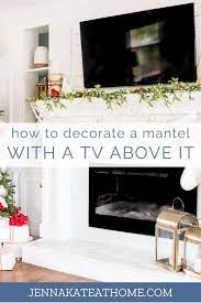 Christmas Ideas Decorating A Mantel With A Tv Above Christmas Mantle Decor Christmas Mantels With Tv Mantle Decor With Tv Above