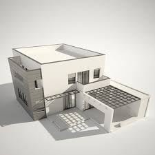 3d Modern Contemporary House Modern Contemporary Homes Contemporary House House 3d Model