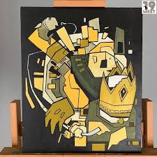 The King By Morcky Troubles Original Painting Now On Www 19west De 19west Koln Vintage Retro Design Forsale Original Paintings Painting Art