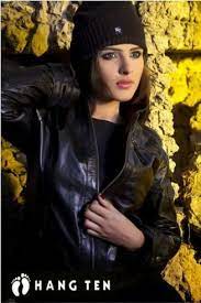 New Fashion Tube Leather Jacket Hang Ten Winter Leather Jackets