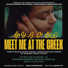 Tvlse! We're excited to announce the Tulsa premiere of “ᏗᏂᏠᎯ ᎤᏪᏯ (Meet Me  at the Creek)” and “Walking Two Worlds” starring @jim_rebecca and  @quannah.rose, as part of @circlecinema's Native Spotlight Series, “Visions