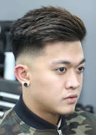 Image result for round face haircut men