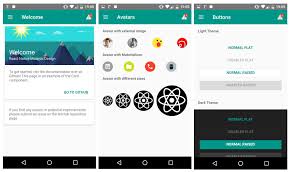 To help remedy this and share what we are learning, i made a sample react native application. React Native Material Design Uplabs