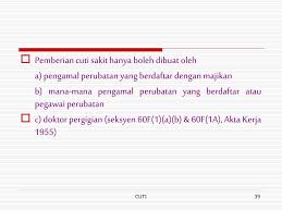 Akta ini merangkumi banyak sektor dan bahagian. Ppt Cuti Powerpoint Presentation Free Download Id 3562114