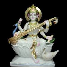 Download maa saraswati images, wallpaper in hd quality. Handecor Marble Saraswati Murti For Home Rs 19000 Piece Akshar Moorti Arts Id 15151555448