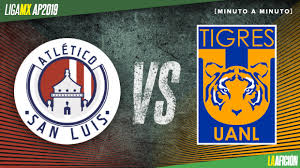 Sigue en vivo y en directo las acciones del partido de la jornada 8 del guardianes 2021. Atletico De San Luis Vs Tigres Liga Mx 1 1 Goles Y Resumen