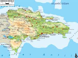 Detailed road, administrative, physical and topographical maps of dominican. Large Physical Map Of Dominican Republic With Roads Cities And Airports Dominican Republic North America Mapsland Maps Of The World