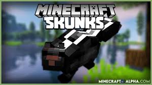 Click the logo to go to curse forge this mod is obviously still in development but its 100% playable in survival. New More Skunks Mod For 1 16 5 Animals Mod Minecraft Alpha