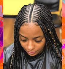 All images and information about ghana braids hairstyles and there are available start by dividing the hair in the center of the head. African Hair Braiding Ghana Braids Beauty Haircut Home Of Hairstyle Ideas Inspiration Hair Colours Haircuts Trends