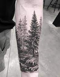 30 Fabulous Sleeve Tattoo Design For Cool Men Nature Tattoo Sleeve Forest Tattoos Black Sleeve Tattoo