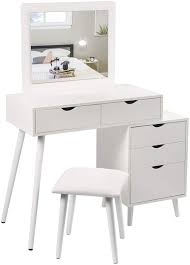 Buy latest wooden dressing table online in india @best price. Dressing Table With 2 Drawers Bedside Table Woltu Eu