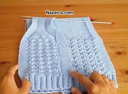 Bebek Yelegi Orgu Gonul Yakan Modelli Nazarca Com 2020 Baby Knitting Patterns Orgu Bebek