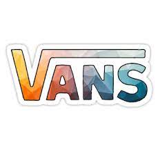 Geometric Gradient Vans Logo Stickers By Julieiluj Redbubble Vans Logo Logo Sticker Vans Stickers
